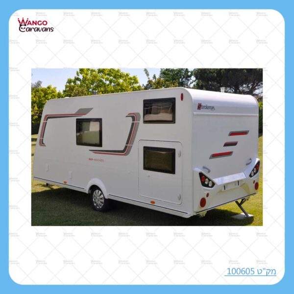 חלון לקרוואן פסיעות פינות ישרות60 100