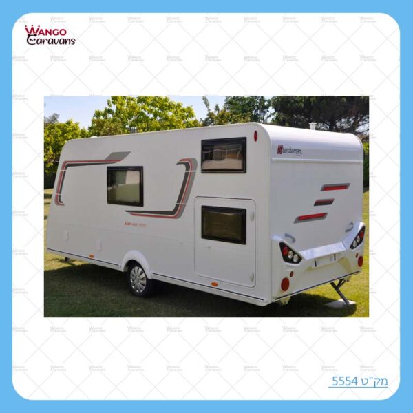 חלון לקרוואן פסיעות פינות ישרות  5050